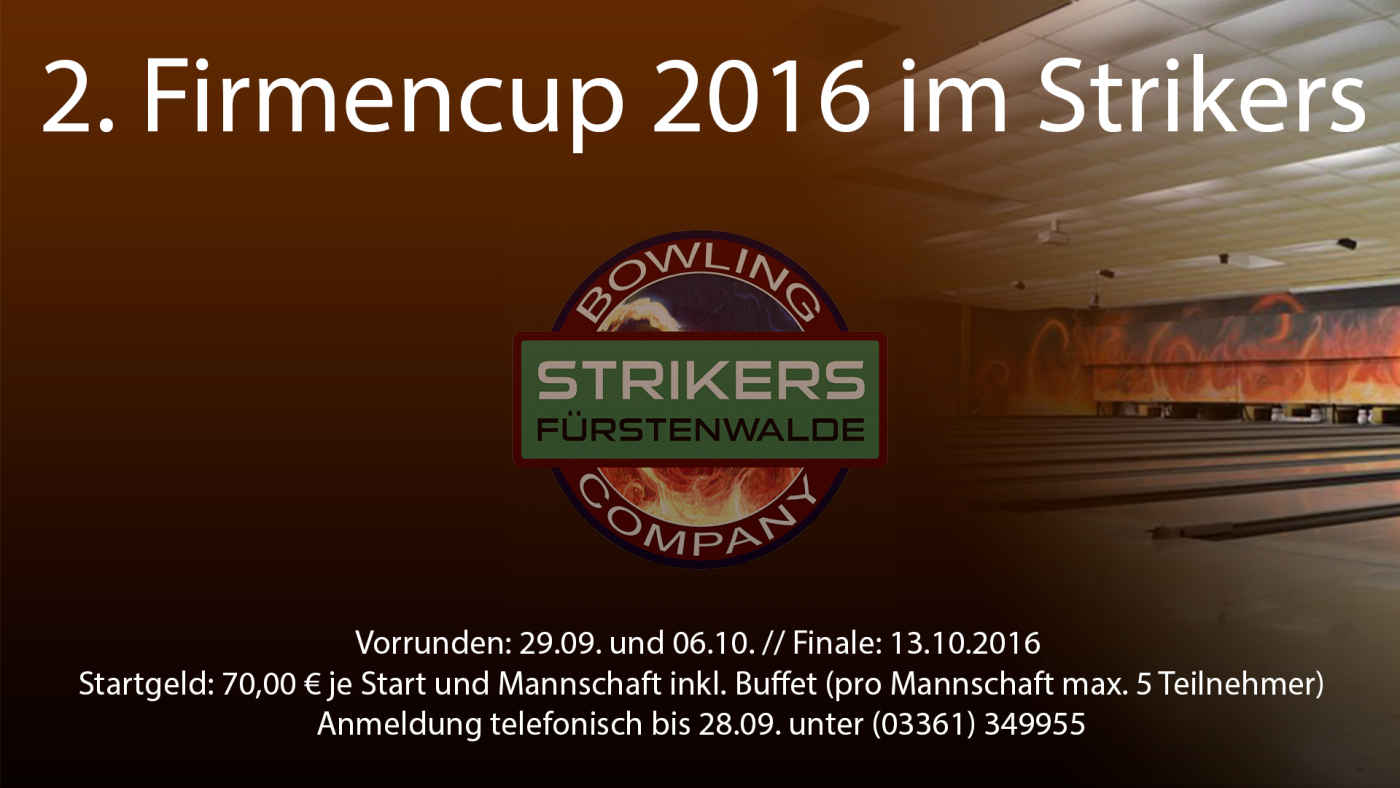 STRIKERS Bowling Company Fürstenwalde/Spree